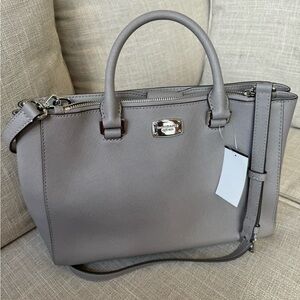 Michael Kors satchel crossbody saffiano leather